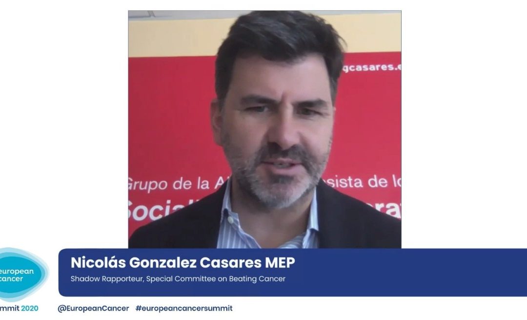 González Casares: “Para luchar contra el cáncer necesitamos un marco europeo que permita la especialización y movilidad de profesionales sanitarios”